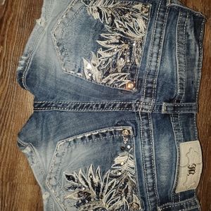 COPY - Size 24 Distressed Miss Me shorts